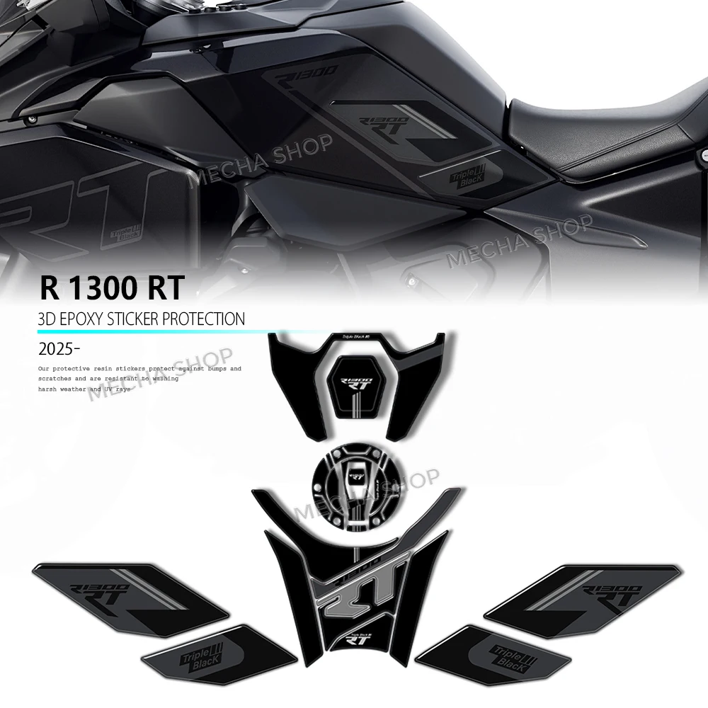 

Motorcycle Accessories 3D Epoxy Resin Tank Pad Protection Sticker For R 1300 RT R1300RT 2025 2026