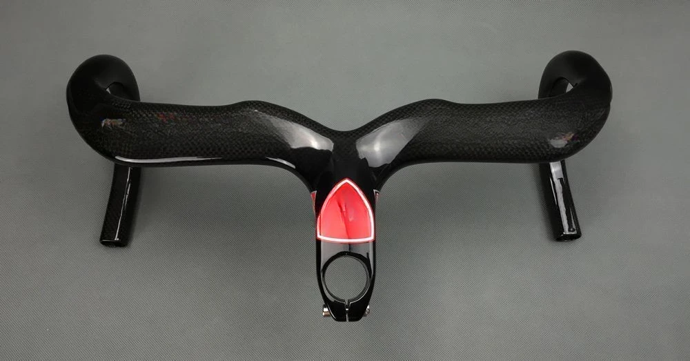 full Carbon Road Mountain Bike Bicycle Racing Drop Integrated Bar Stem Handlebar with stem