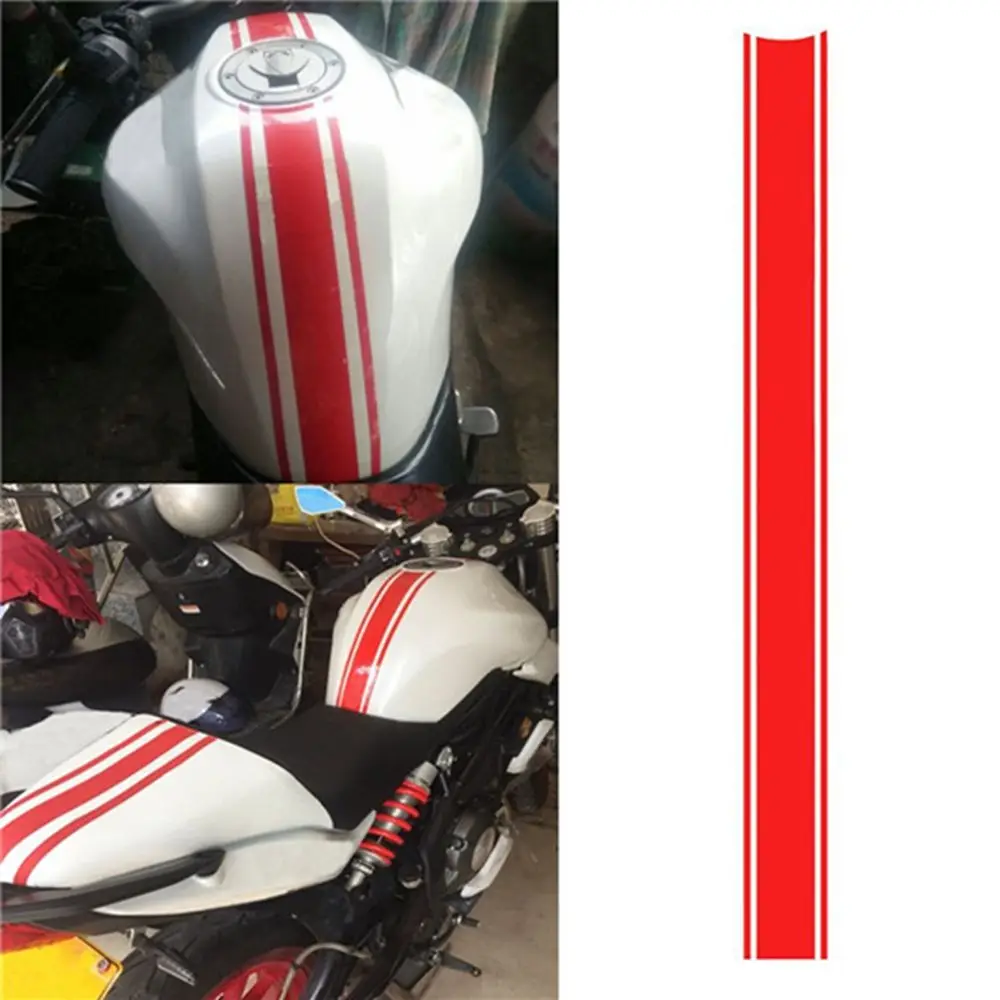 50cm Cool Vinyl Decoration Pinstripe Motorcycle Sticker Stripe Decal Tank Cowl For Cafe Racer