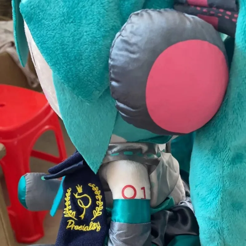 Echte Hatsune Miku Pluche Pop Anime Pluche Klassieke Diepzee Hatsune Miku Pop Schattige Fufu Kind Speelgoed Cartoon Meisje Kussen Ornamenten