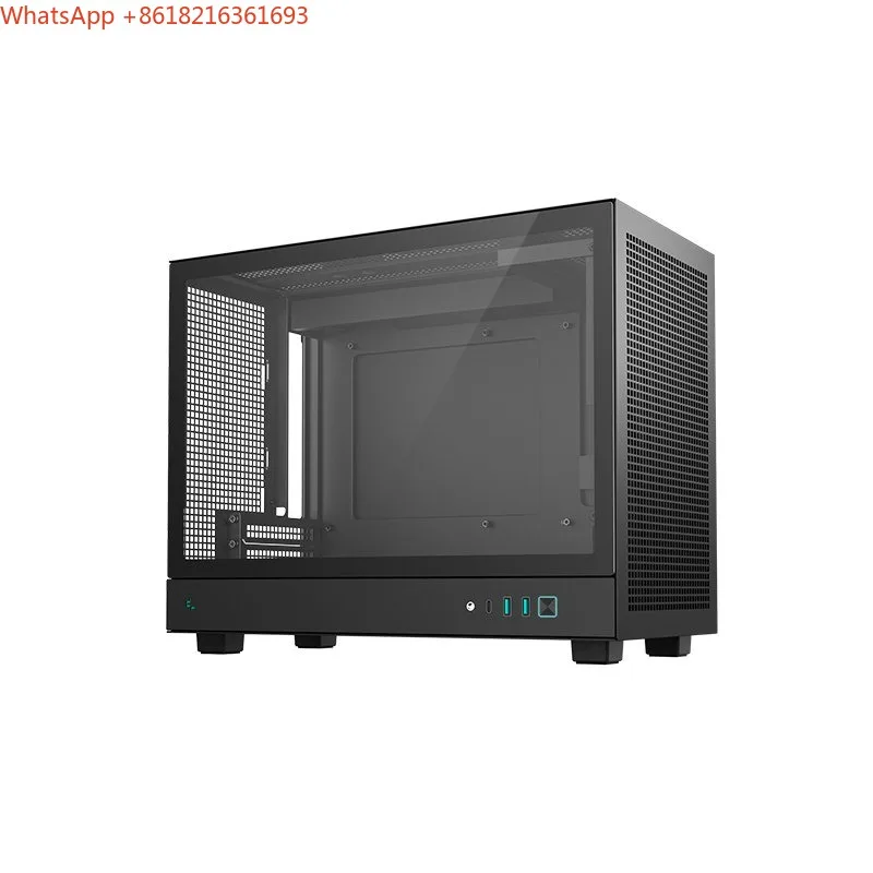 CH160-PLUS Small Chassis MATX Main Board Mini Portable Ventilation Mesh Computer Desktop Side Through