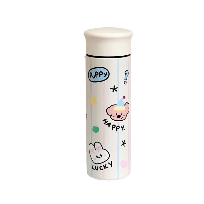 Cat And Dog Diary Insulated Mug Cute 304 Stainless Steel Insulated Mug Anime Water Bottle Cup,Reusable Water Bottle