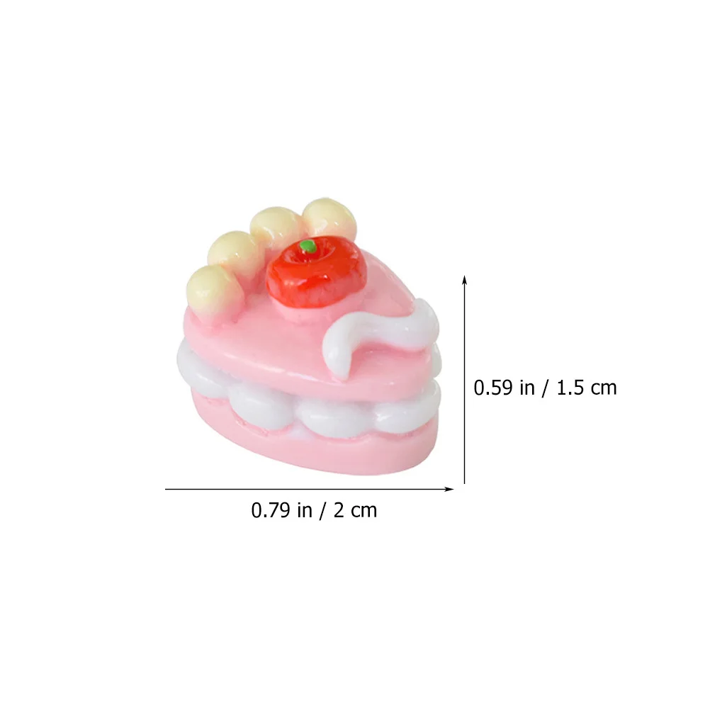

Cake Food Accessories Toy Decorative Mini Dollhouse Miniature Scene Model Simulated