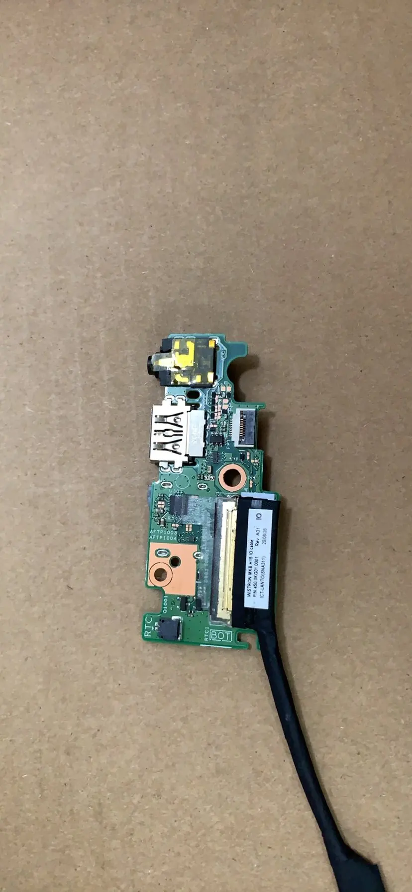For dell Dell Vostro 7500 7501 USB Small Board, Audio Board IO Board Cable 0TR90K