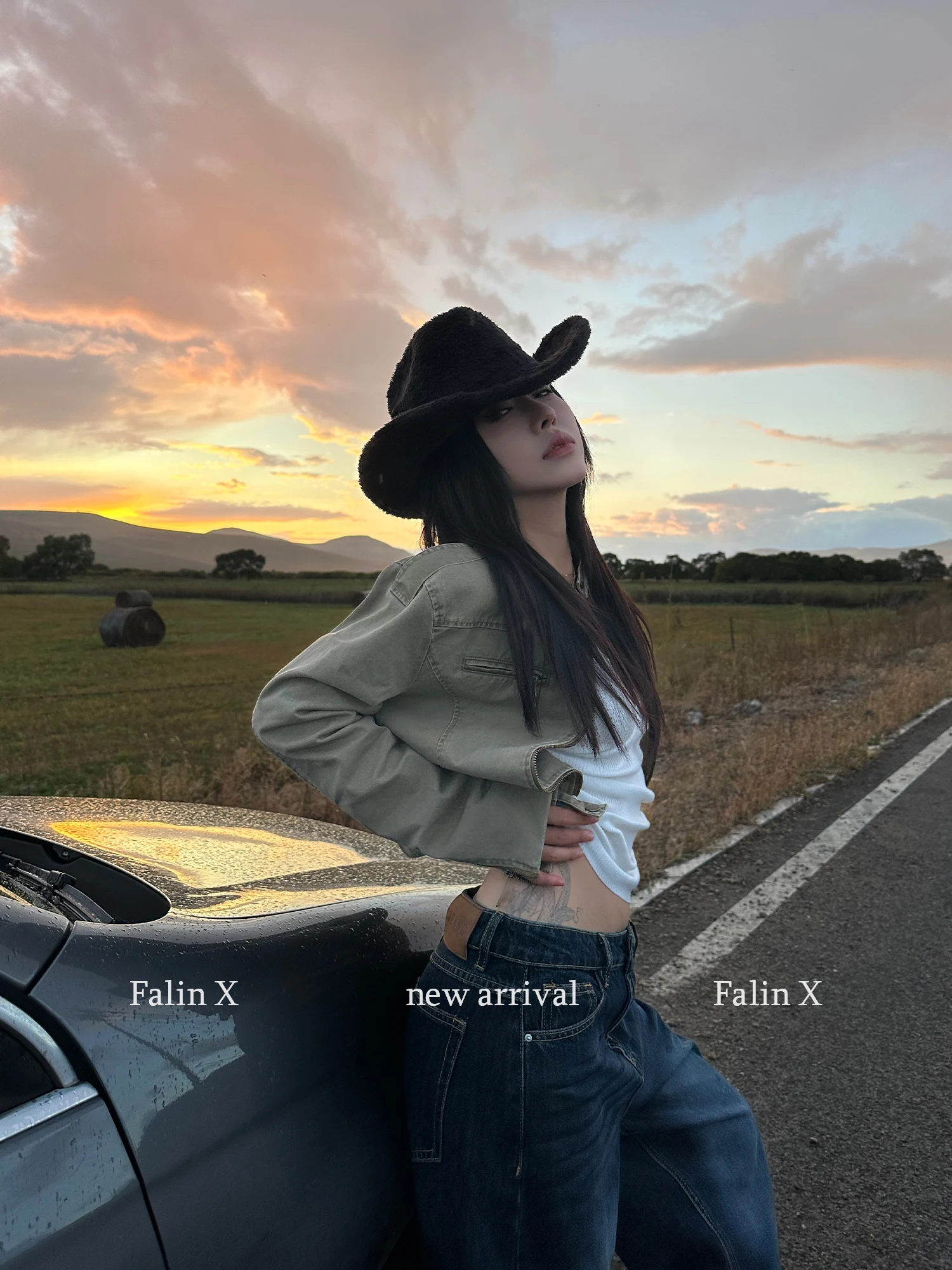 

Женская винтажная куртка Falin X свободного кроя с воротником-стойкой и пуговицами, повседневная, из хлопка, для весны и осени