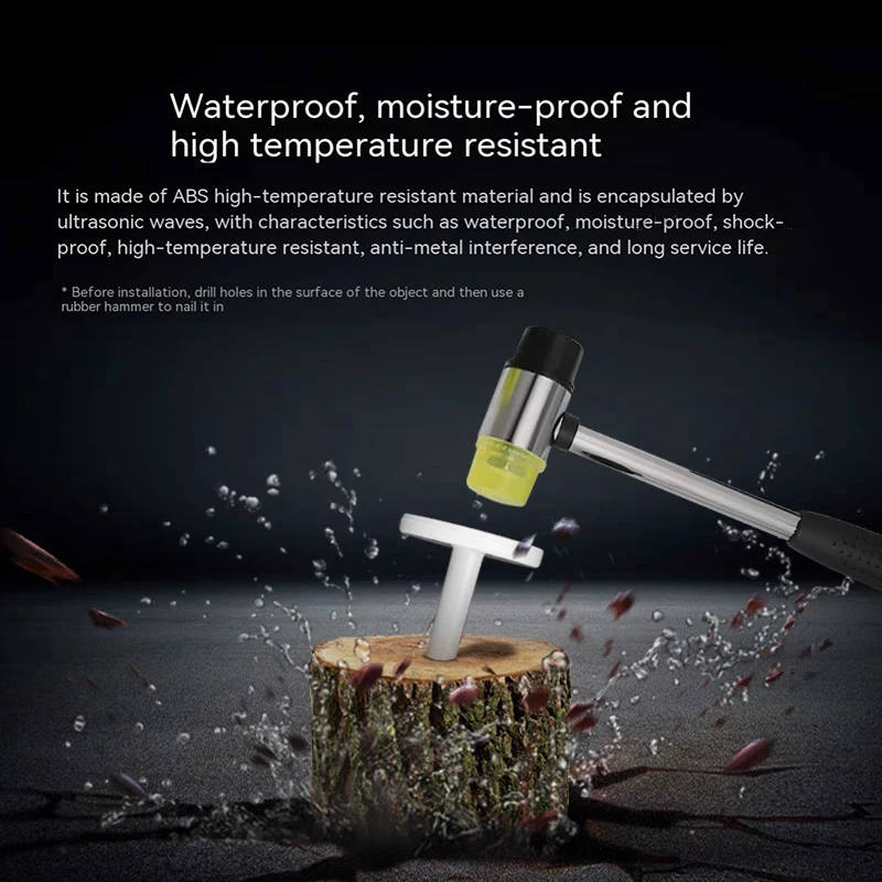 20pcs RFID UHF Anti-metal Aail 태그 정원 나무 관리를위한 고온 방지 순찰 전자 태그 860-960MHz