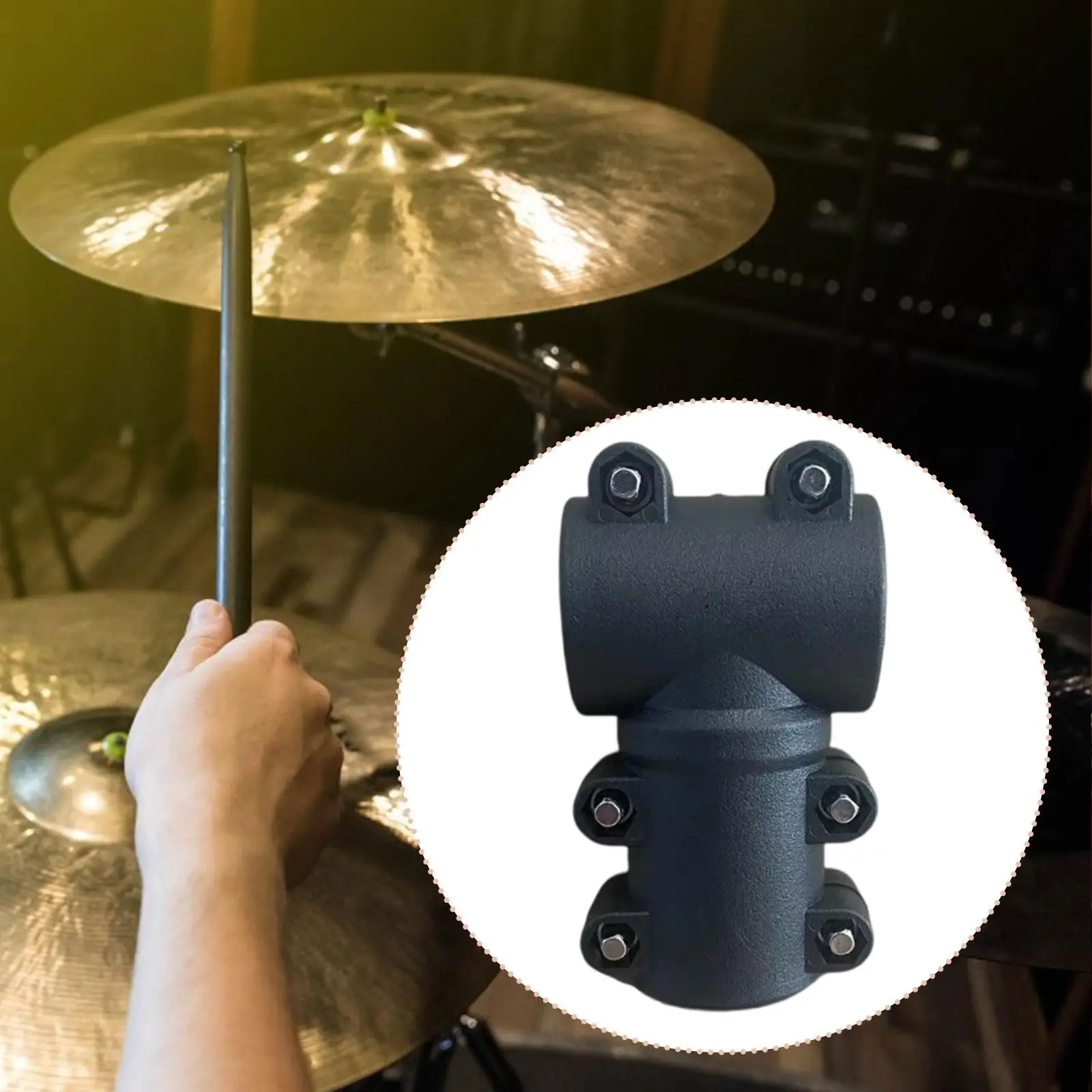 

Зажим для электронных барабанных трубок, профессиональный простой в установке аксессуар