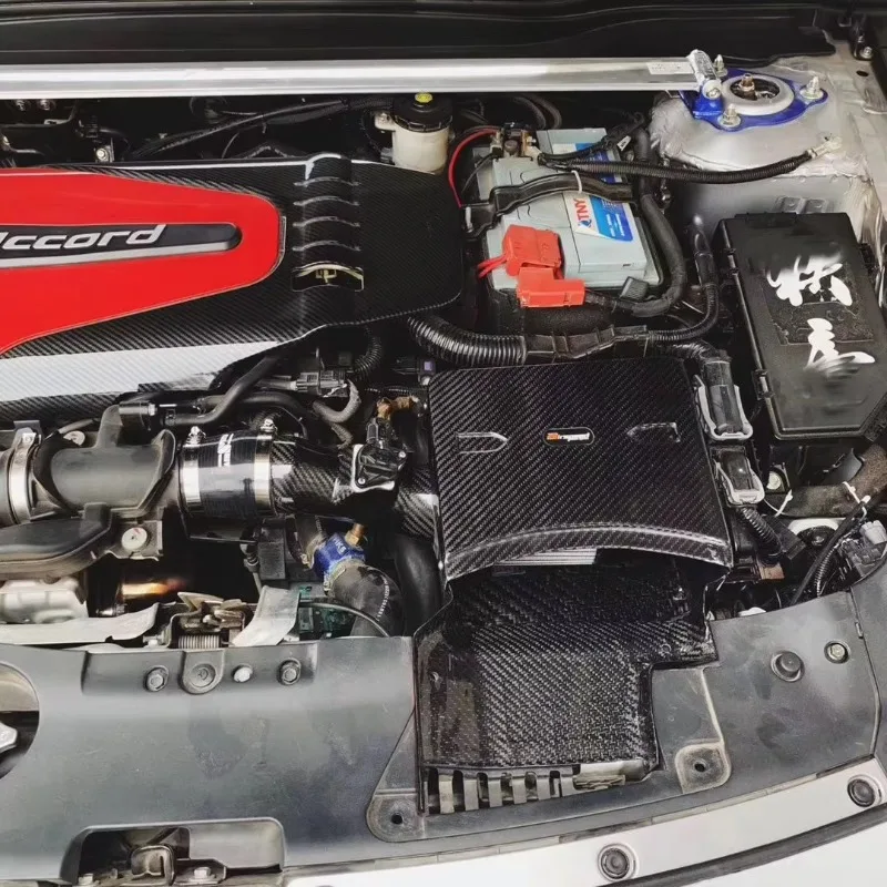 Sistema de admisión de aire frío de fibra de carbono seca al 100% Accord para Accord 1.5T