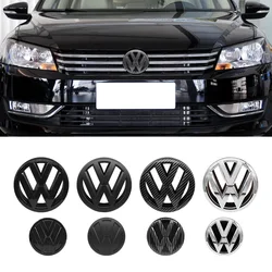 2pcs Car Front Grill Badge/Rear Emblem Lid Covers Logo Sticker For For Volkswagen VW PASSAT B6 B7 B8 ﻿2011-2015 2016-2018