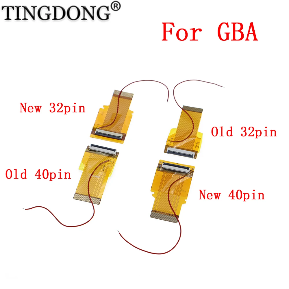 1Pcs Ribbon Cable For GBA Back Lit Adapter LCD Screen Flexible Cable For GameBoy Advance GBA 32 40 Pin Repair Part