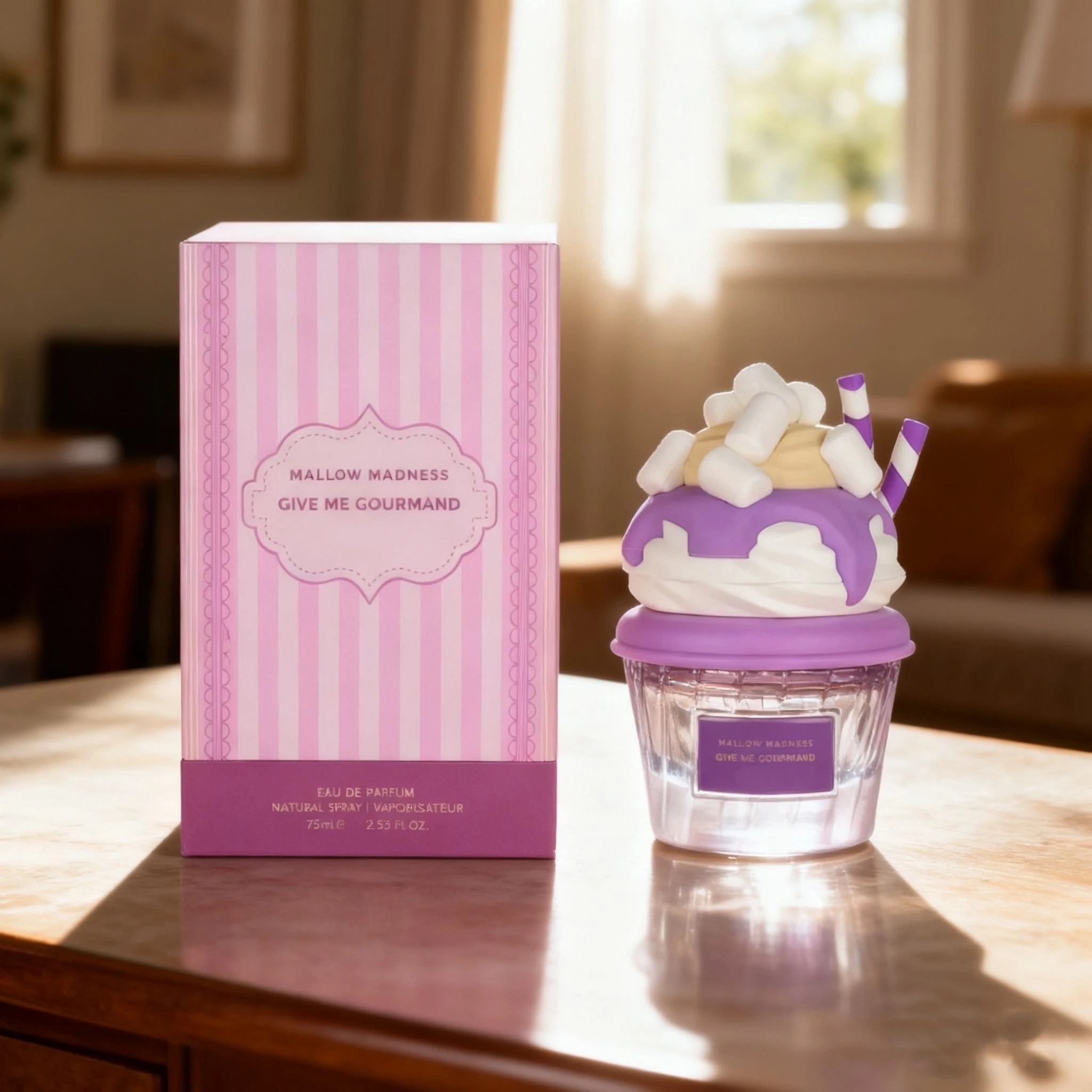 

Mallow Madness Give Me Gourmand Women's Eau de Parfum - Fluffy Marshmallow & Vanilla Fragrance, Perfect Gift for Her