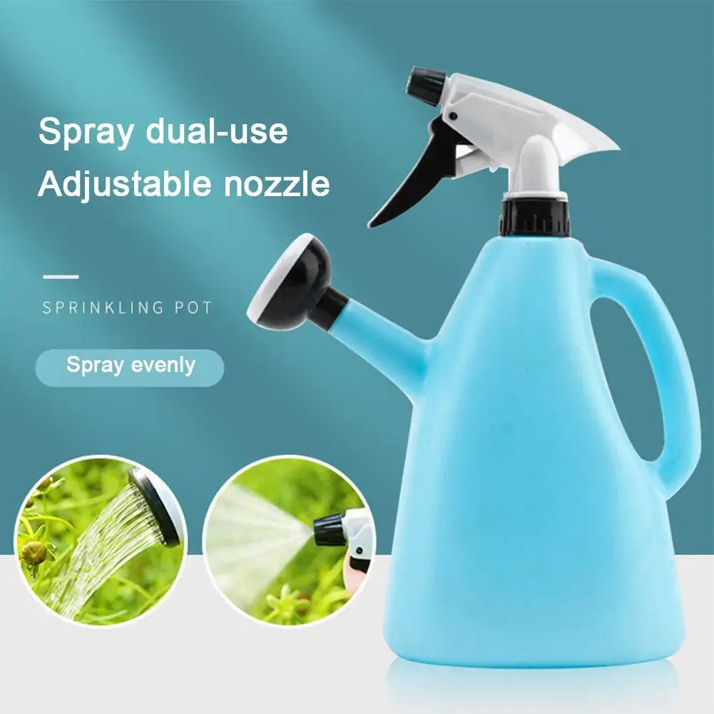 1000ml Gardening Plant Watering Pot Handheld Sprayer Dual-purpose Bottle Plastic Household Watering Cans Seedling New