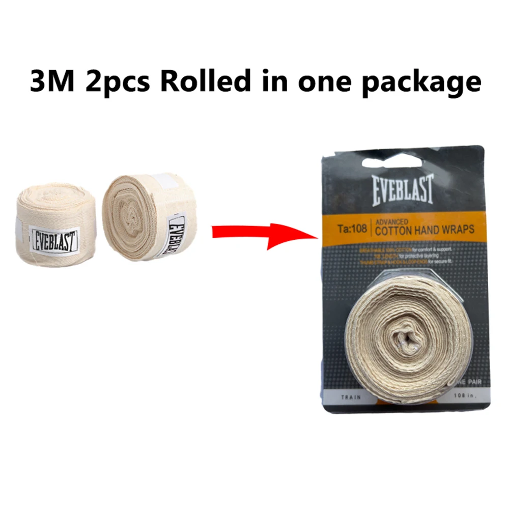 3M/5M Boxing Hand Wraps Cotton Boxing Bandage for Kickboxing Muay Thai MMA Boxing Wrist Support Hand Stability and Protection