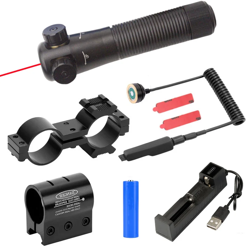 

Laser Sight Adjustable Mount Laser Scope Sight Red Dot Laser With Battery