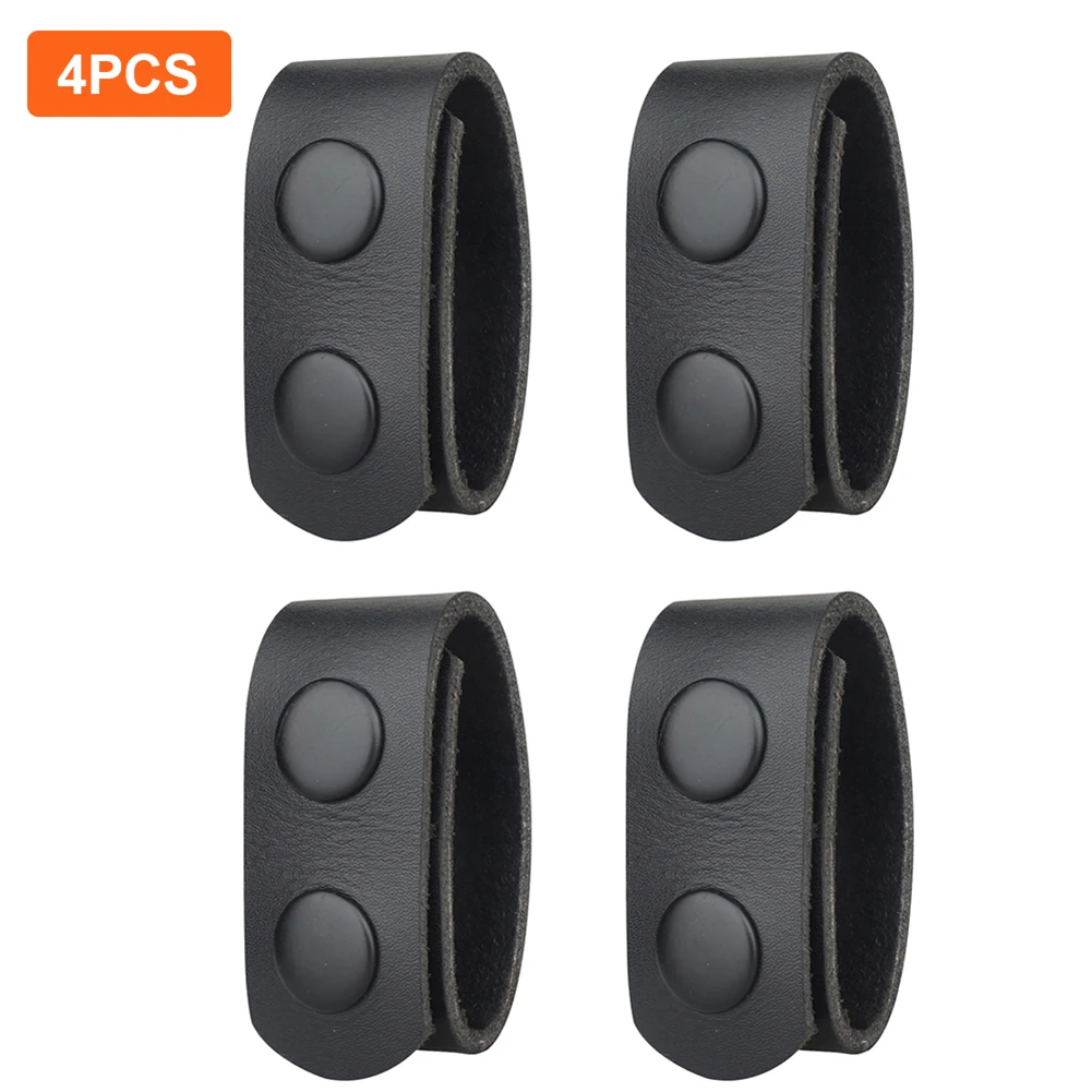 

Double Snap Belt Keeper Leather Tactical Belt Outdoor Sports Belt Fixing 2-2.25inch Hunting Fixed Accessories 2Pcs/4Pcs