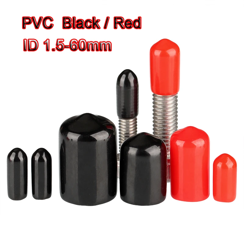 

PVC Soft Rubber Protective Cap External Thread Screw Protective Sleeve Screw Rod Circular End Cap Waterproof Sheath