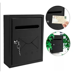 Outdoor Garden Metal Mailbox Leaving Message Post Box Wall Mounted Post Box Apartment Building Complaint Box House Postbox Set