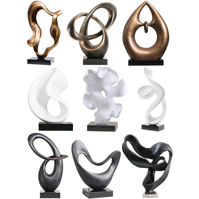 

Light Luxury Art Abstract Sculpture Hotel Lobby Villa Model Room Sales Office Modern Living Room Entrance Ornaments