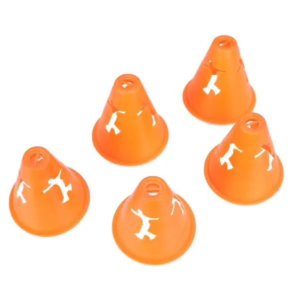 20 Pieces of Slalom Cones for Skating Training Practice Multicolor