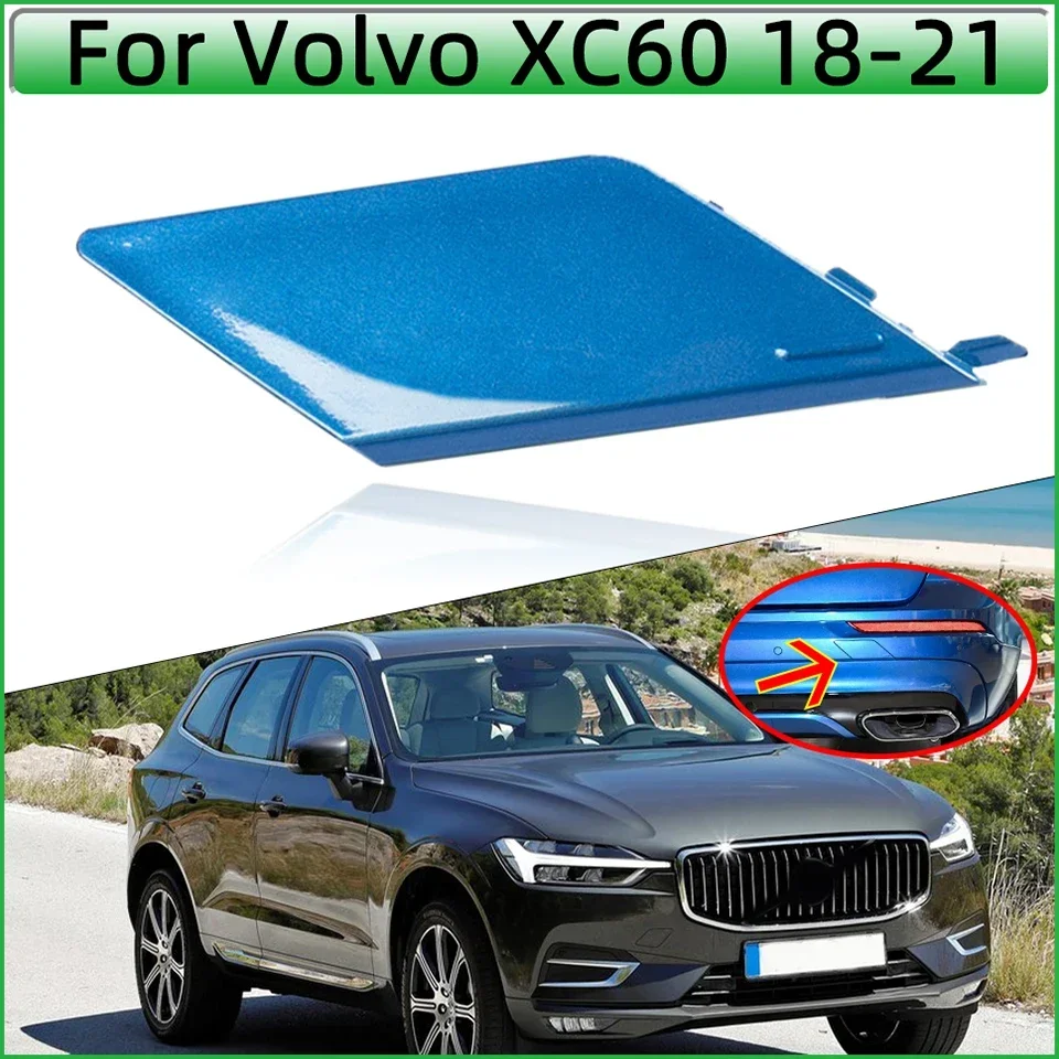 Auto Rear Bumper Tow Hook Eye Cover Cap Towing Hooking Hauling Trailer Lid For Volvo XC60 2018 2019 2020 2021 31449210/398490342