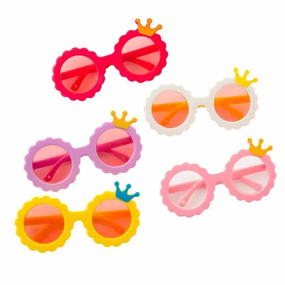 Dla Labubu dla Upset Duck Glasses 8cm Śliczne plastikowe okulary dla 18-calowych lalek Macaron i lalek BJD Zabawkowe okulary Akcesoria dla lalek