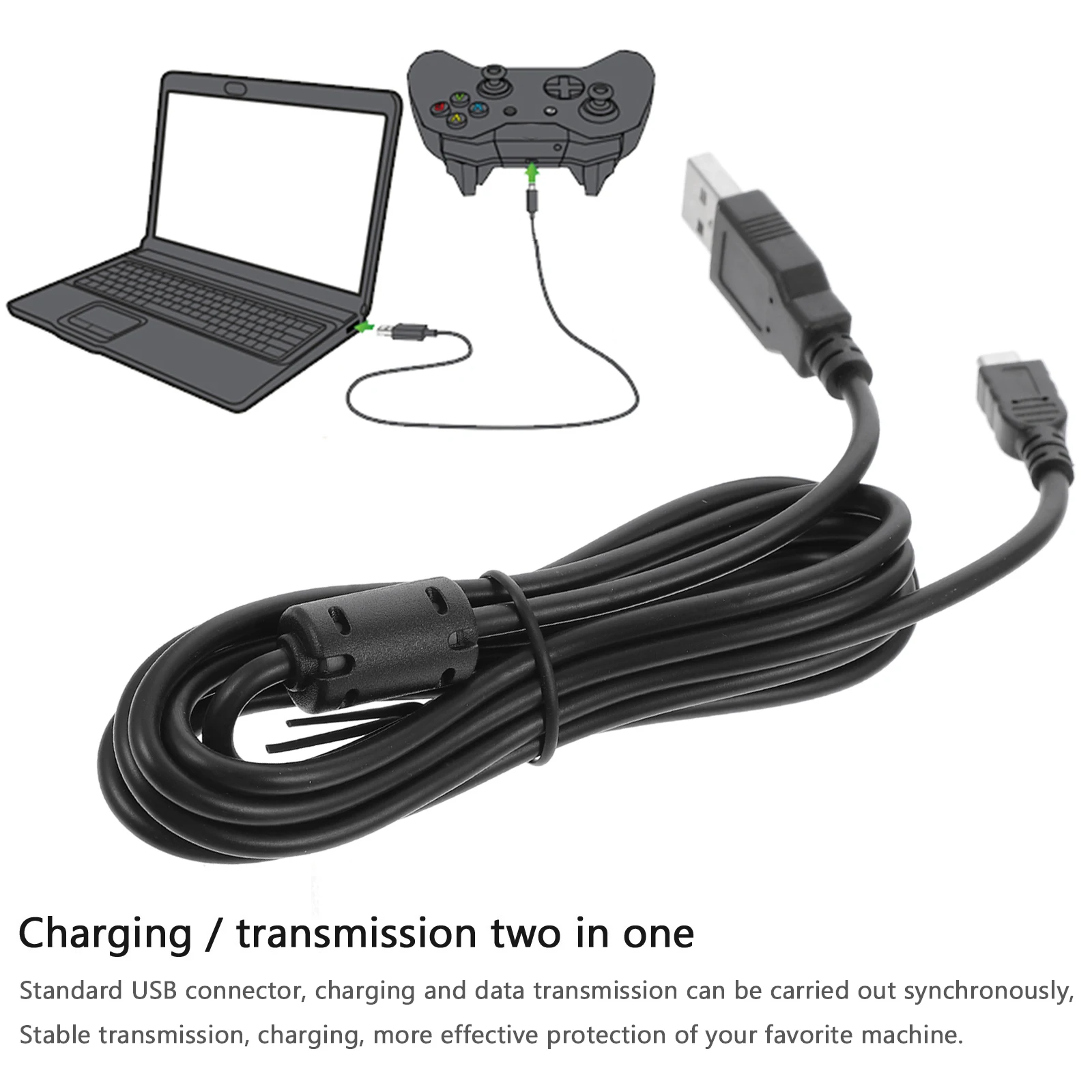 

Universal Gamepad Charging Cord High Quality Usb Data Cable Protection For Handles Durable Long Life Safe