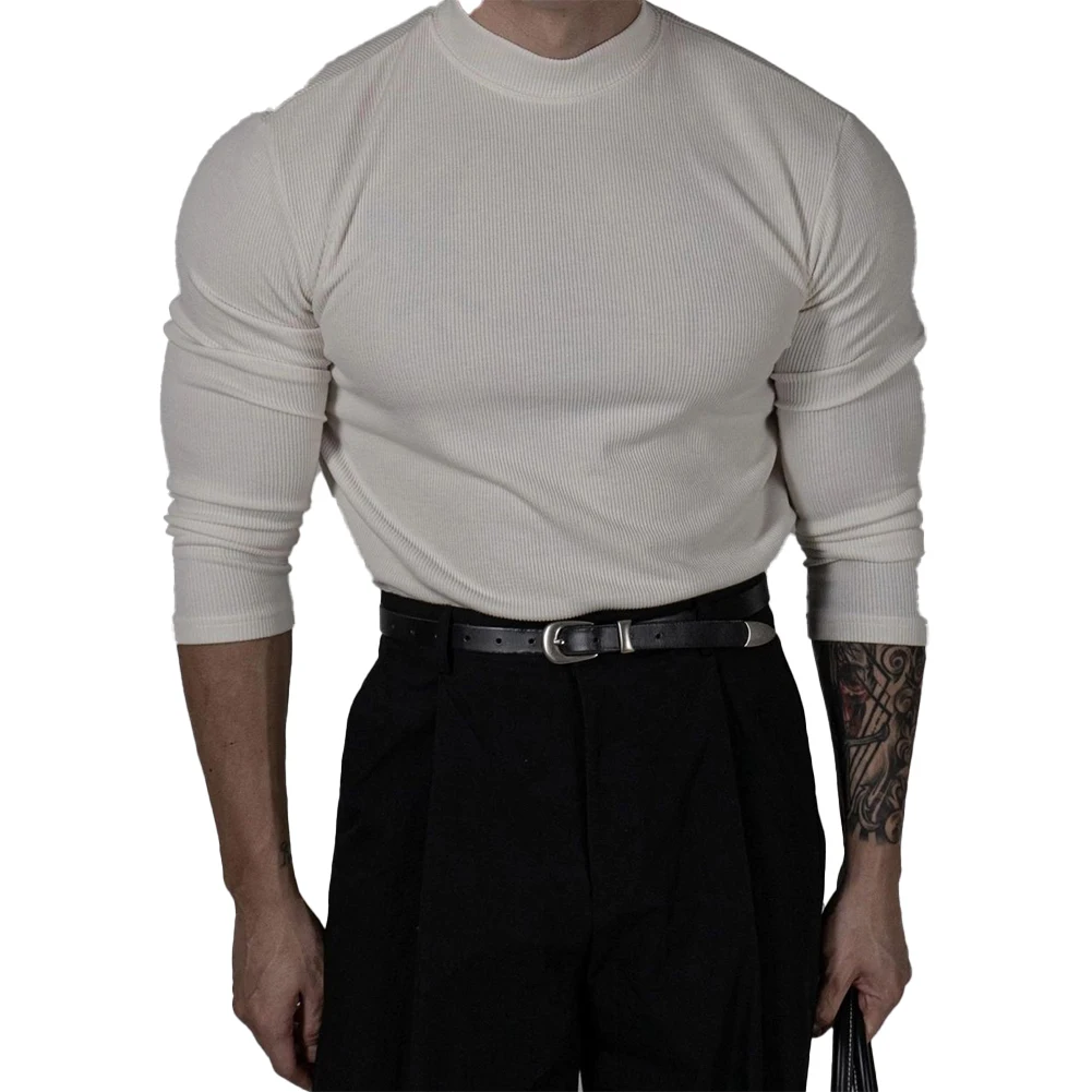 Casual Outings Black Fitness Sports Tops Fitness Sports Tops Ribbed T-Shirt Brand New Condition Elastic Fabric