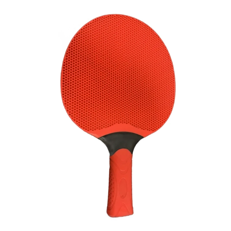  652D Rubber PingPong Rackets Highly Elastics Table Tennis Rackets Portable Table Tennis Paddle for Indoor Outdoor Play