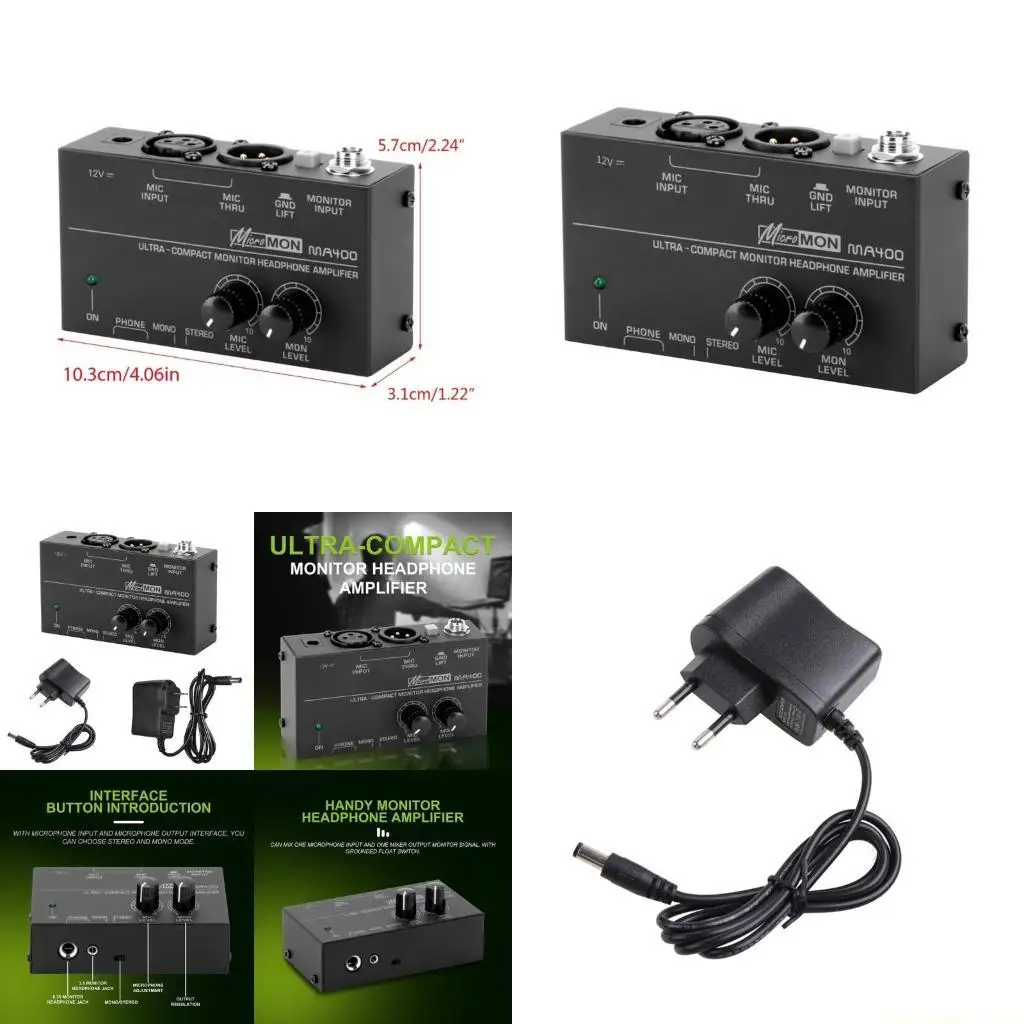 

F62C Miniature Headphone Amplifier with Mono/Stereo Switching Multi-Channel-Amp