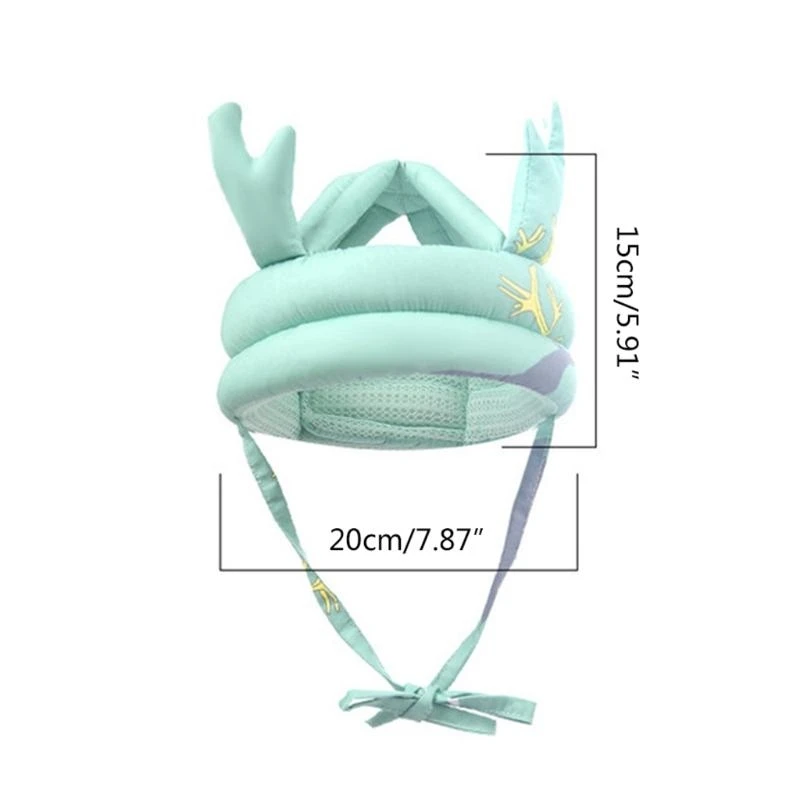 J15U Trẻ Trẻ sơ sinh Mũ có thể điều chỉnh Trẻ học cách đi bộ Quà tặng mũ bảo vệ chống chạm