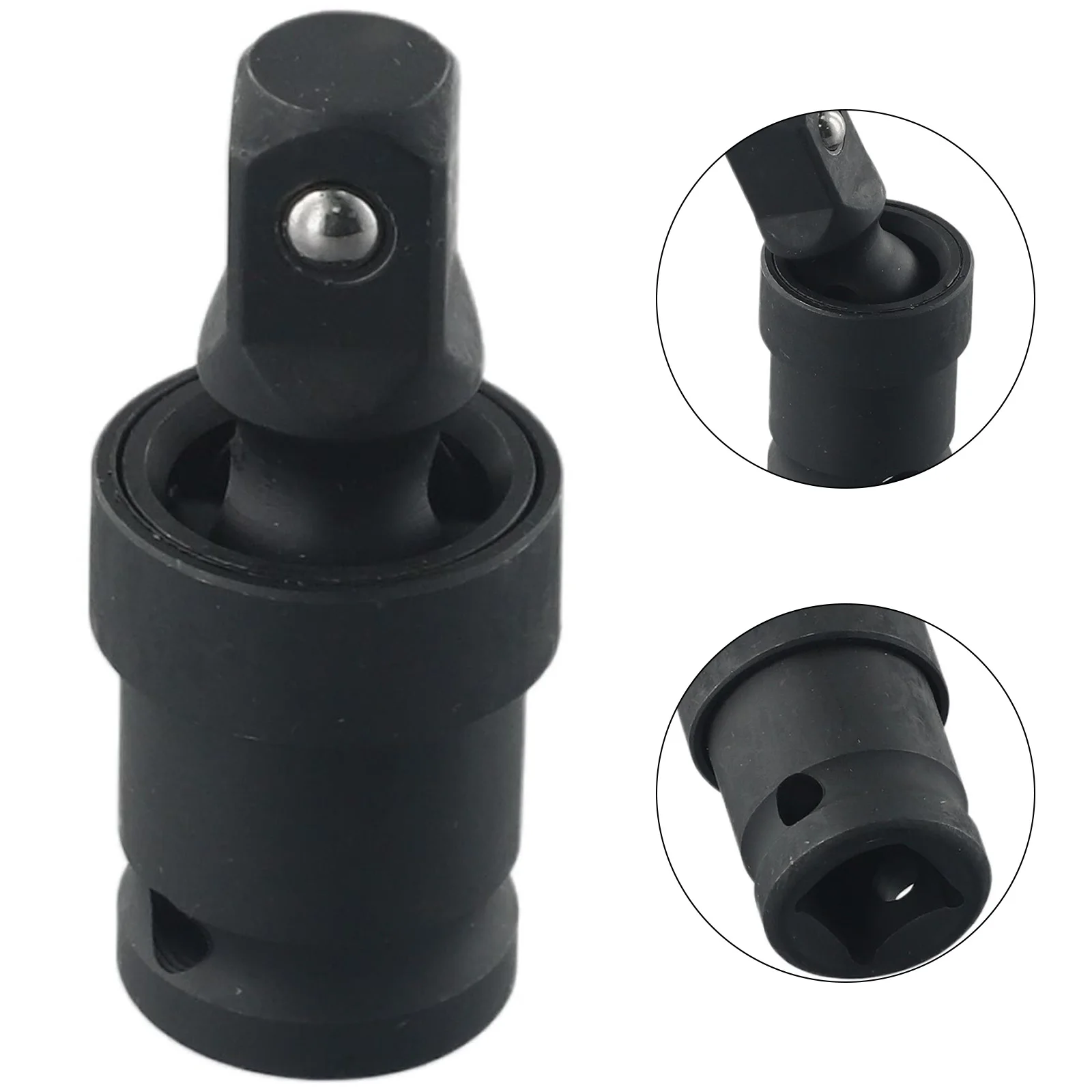 1/2inch Pneumatic Universal Joint 360 Degree Swivel Electric Wrench Socket Adapter Knuckle Joint Air Wobble Socket Adapter