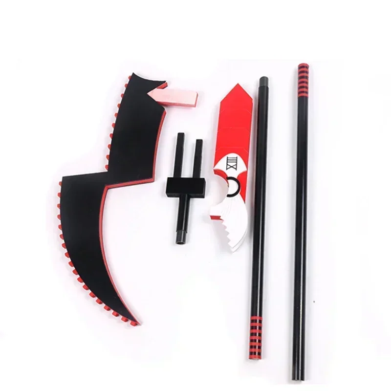 170ซม.อะนิเมะTokyo Ghoul JUZO SUZUYA / REI Big Black Sickleอาวุธคอสเพลย์เครื่องแต่งกายParty PropsแสดงฮาโลวีนProps