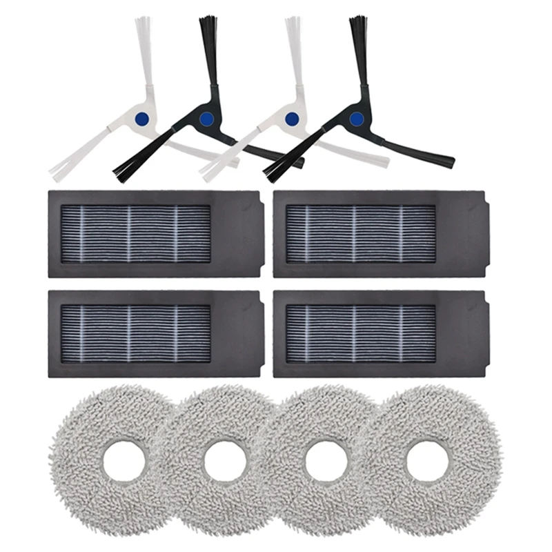 สำหรับ Ecovacs debot X2/X2 Pro หุ่นยนต์ดูดฝุ่นผ้าถูพื้นอุปกรณ์เสริมแปรงกรองด้านข้าง