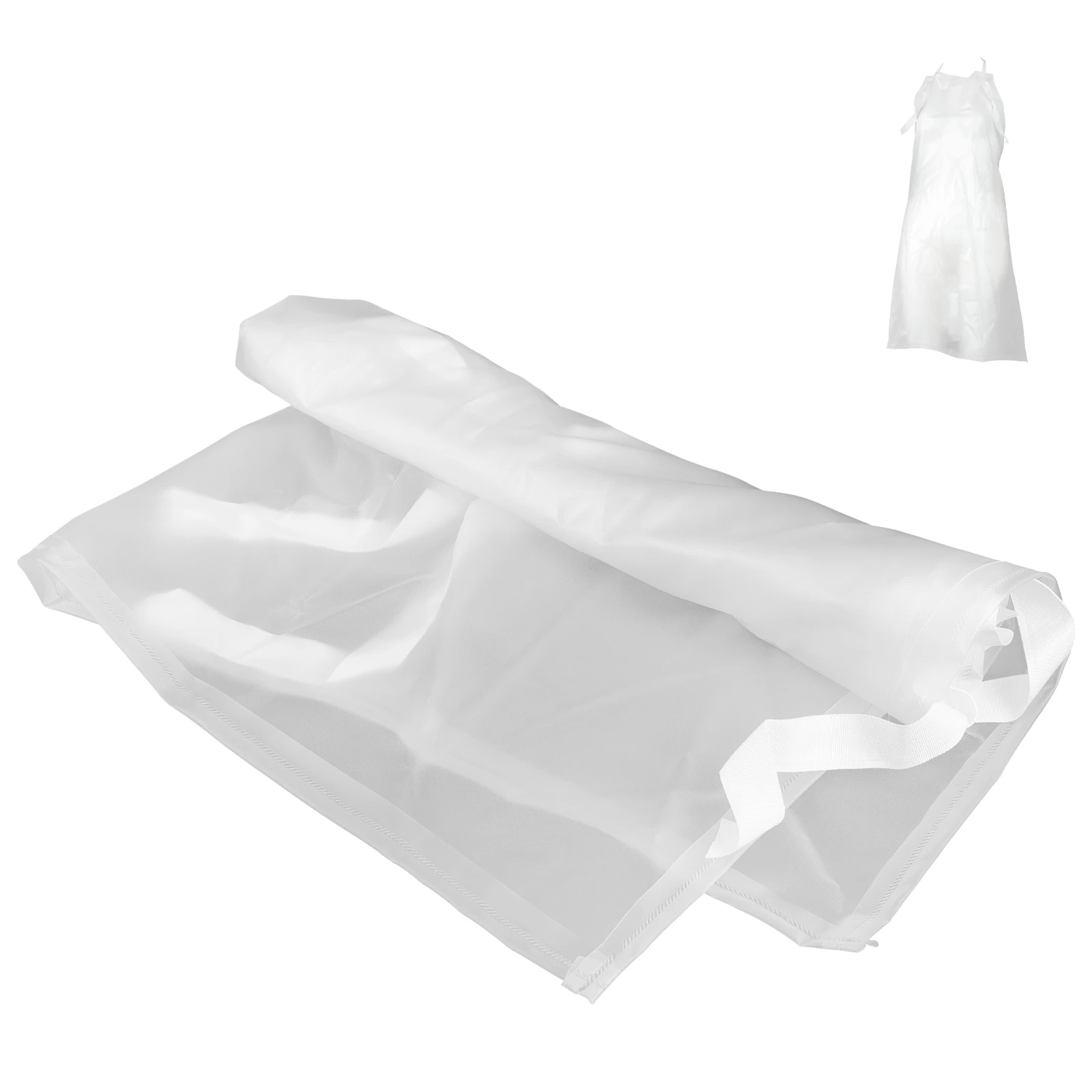 

Clear PVC Waterproof Apron for Dishwashing Cooking Grooming Lab Use Heavy Duty Cleaning Kitchen Workwear Stylist Painter