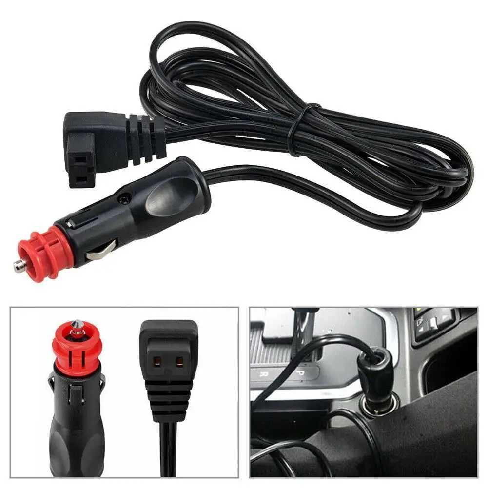 Cigarette Lighter 18AWG 2-meter Car Refrigerator Plug Car Refrigerator Matching Cable Plug Wire Power Cord