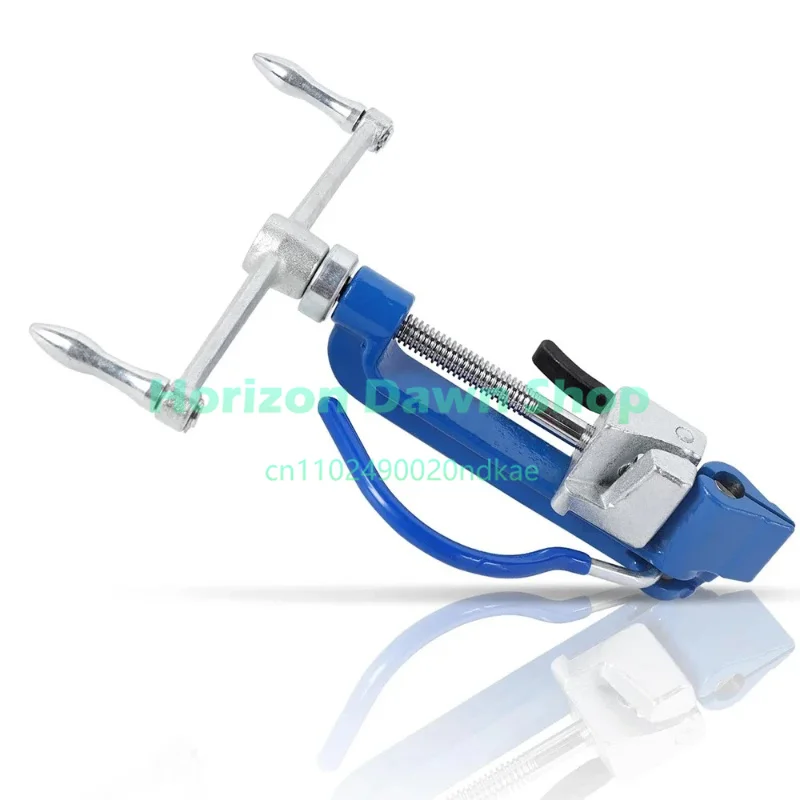 Stainless Steel Cable Tie Gun with Built-in Cutter, Manual Tensioning Tool
