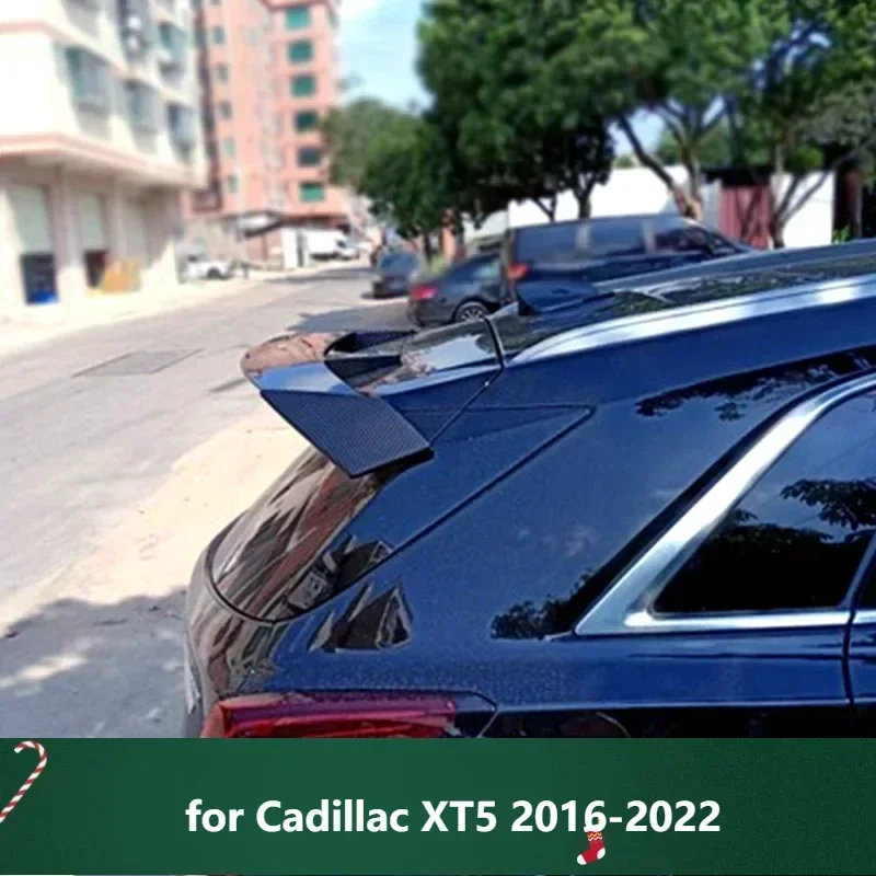 

New! Glossy Black Roof Spoiler for Cadillac XT5 2016-2022 Year Car Rear Trunk Wing ABS Material Refit Accessories