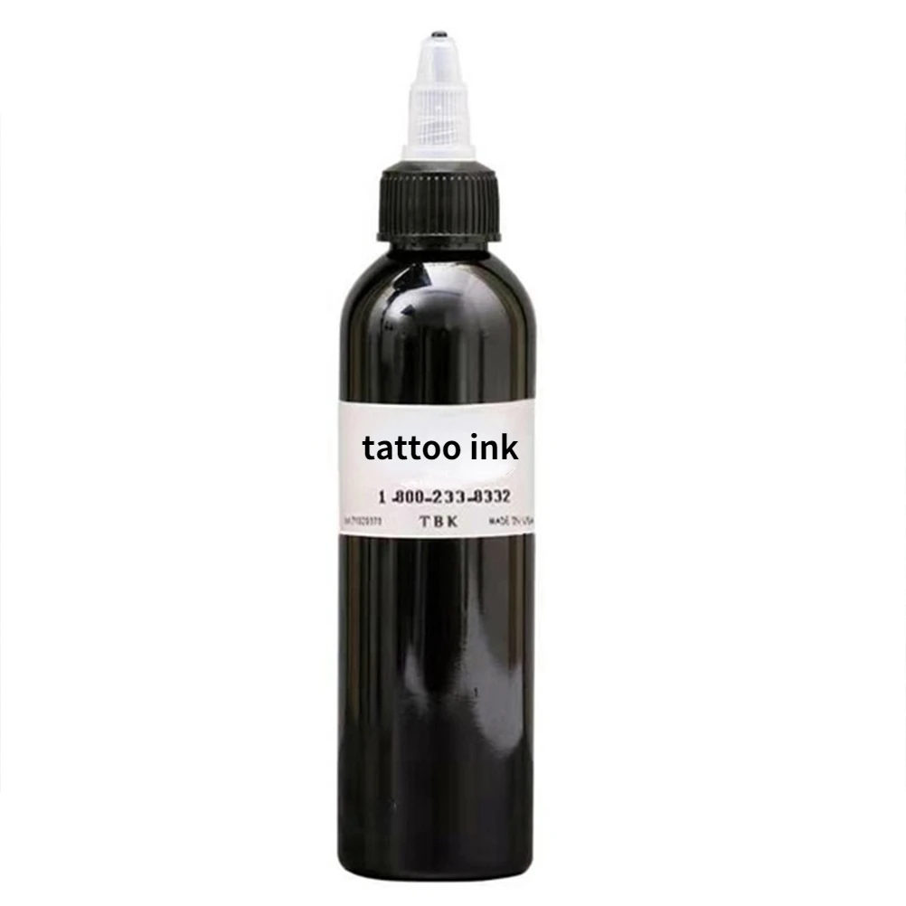 30ml/60ml/90ml/120ml Black Tattoo Ink Pigment Professional DIY Tattoo Pigment Practice Tattoo Ink Body Art Tattoo Pigment