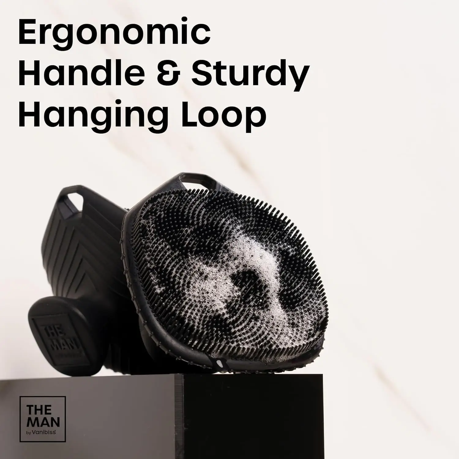 Silicone Face Scrubber and Manual Facial Cleansing Brush with Eye Mask for Gentle Exfoliation