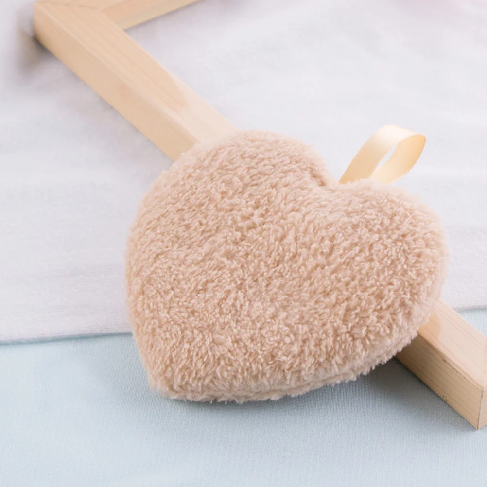 Almohadillas desmaquillantes triangulares suaves, 3 uds., esponja para polvos faciales, limpieza reutilizable, herramientas de belleza de lujo en forma de corazón