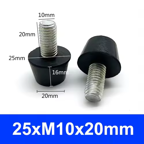 Rubber Adjustable Feet Pad With Screw M6 M8 M10 Table Chair Balck Leveling Foot Pad Furniture Leg Anti-shock Protections - Image 27