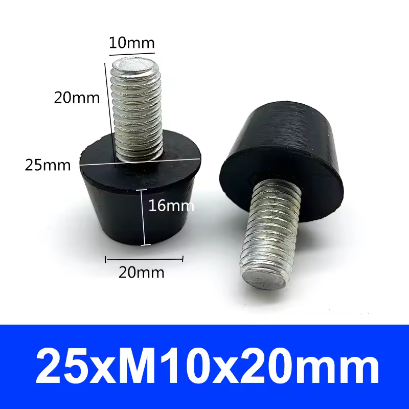 Rubber Adjustable Feet Pad With Screw M6 M8 M10 Table Chair Balck Leveling Foot Pad Furniture Leg Anti-shock Protections - Image 27
