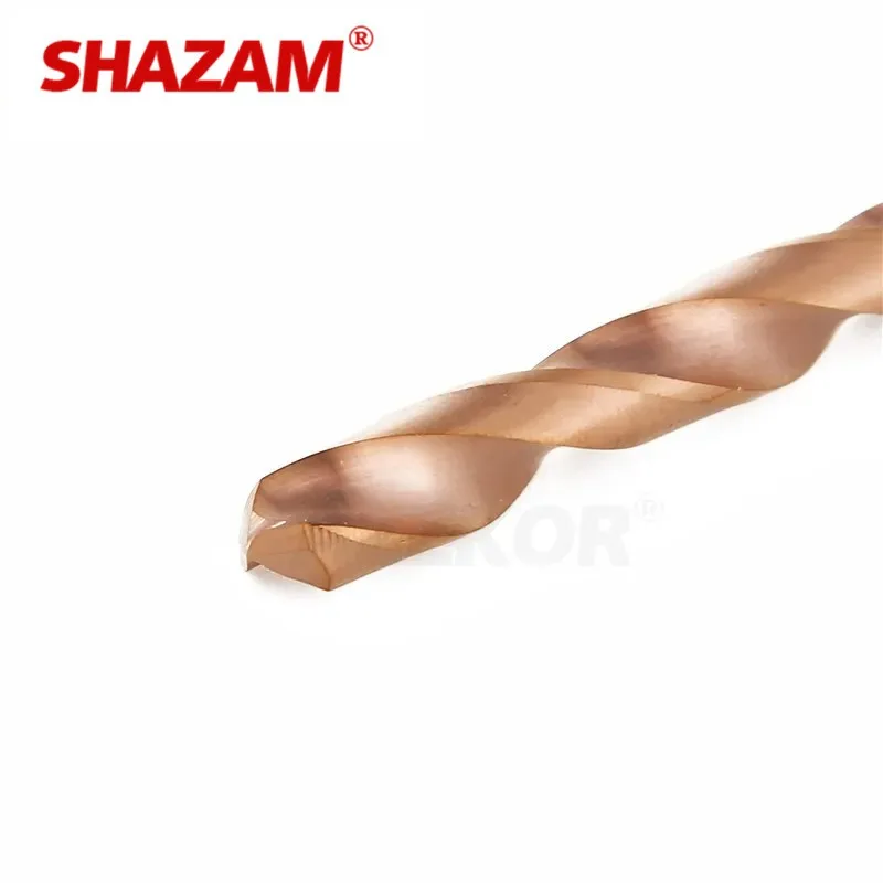 Hartmetall legierung 3d Bohrer Wolfram stahl super hart rostfrei Dreh bohrer gerader Griff massives Intervall Bronze für CNC-Metall 150mm
