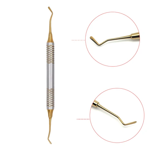 Imagen 2 del producto Herramientas de llenado de resina compuesta Dental, espátula de mezcla de doble extremo, herramienta de instrumento Dental Autoclavable