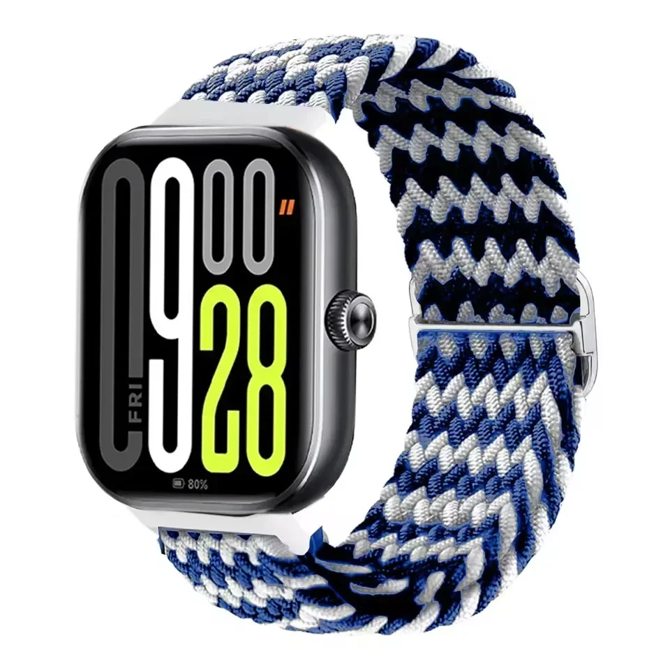 النايلون حلقة الفرقة لساعة Redmi 4 5 النسيج الأصلي مضفر سوار مريح معصمه ل Miband 9/8 برو Correa اكسسوارات