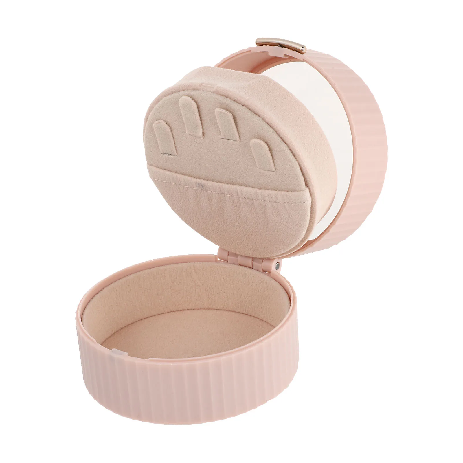 

Portable Jewelry Box Storage Case Earrings Bracelets ganizer Flannel Travel Supplies Container Display Velvet Material Strong
