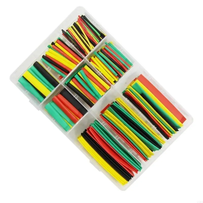 مجموعة أنابيب الانكماش الحراري بأحجام وألوان متنوعة للعزل الكهربائي #2