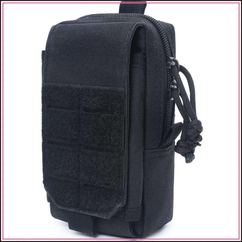 Bolsa Táctica Molle Admin con Láser, Nylon 1000D, Pequeño Organizador EDC para Teléfono y Gadgets, Riñonera Utilitaria