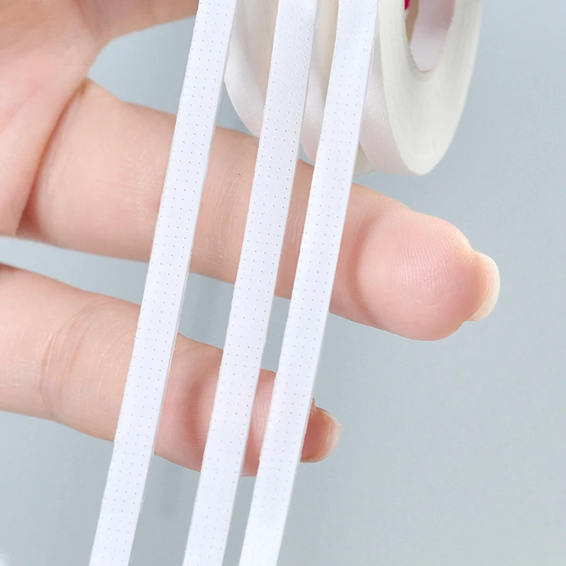 10 Pcs Eyelash Extension Tape 4mm Eyelid Lifting Micropore Easy Tear Tape Beauty Grafting Eyelash Breathable Anti-allergic Tapes