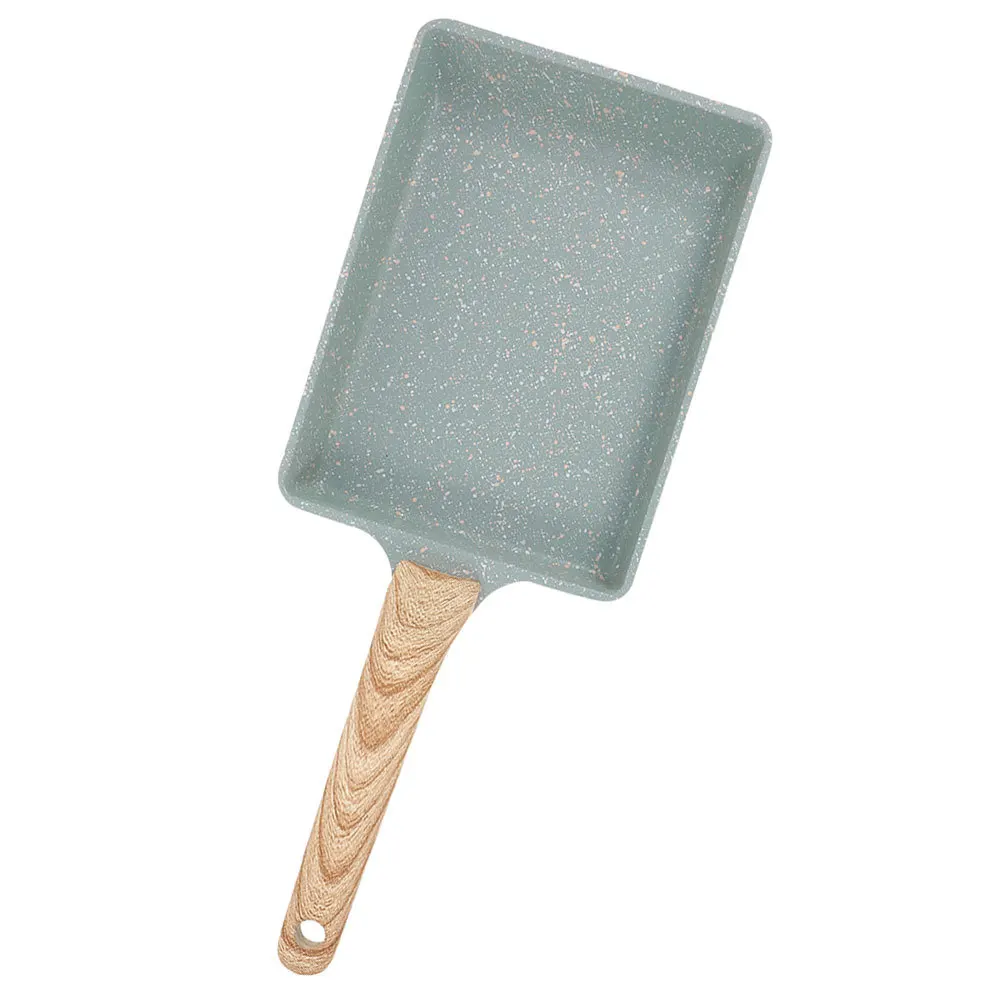 

Japanese Omelette Pan Nonstick Tamagoyaki Egg Frying Pan Rectangle Shape Even Heating Wooden Handle Omelet Pans